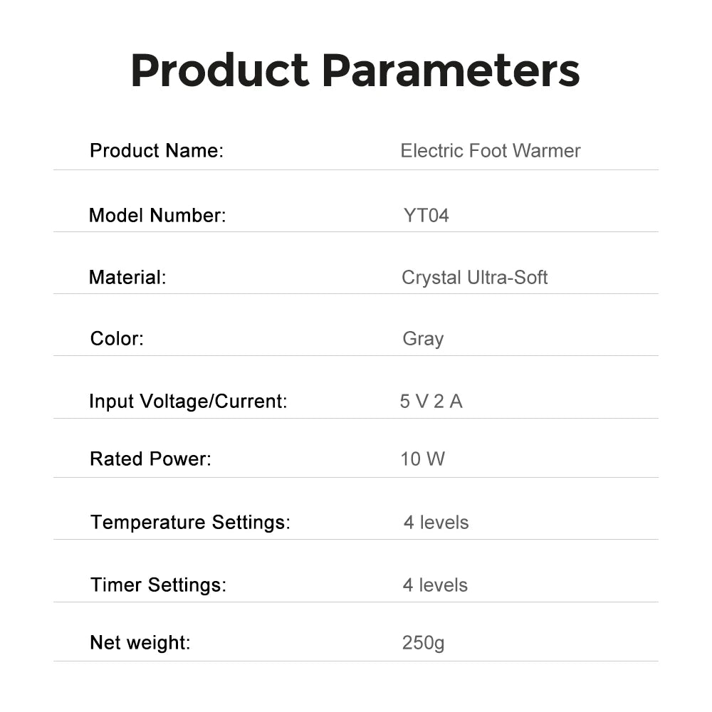 Electric Foot Heating Pad